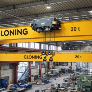 Brückenkran Hallenkran GLONING ZLK 20000-12 – 20t - Bj. 08